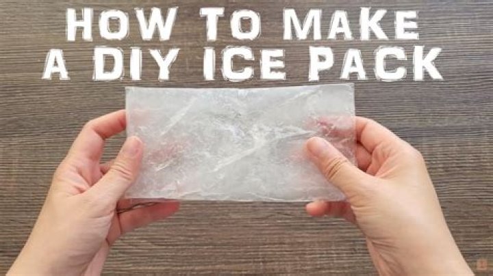 How do you make a cold pack with baking soda?