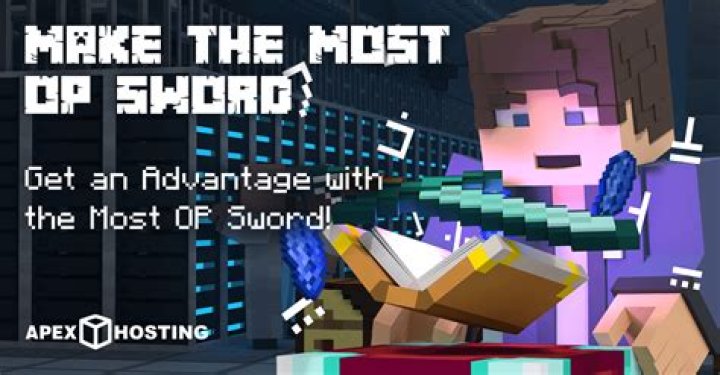 How do you make an op sword in Minecraft?
