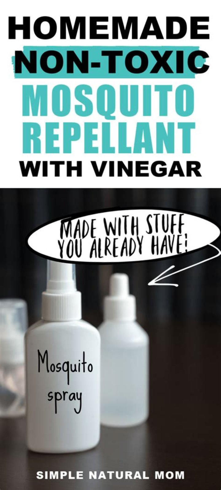 How do you make mosquito repellent with vinegar?