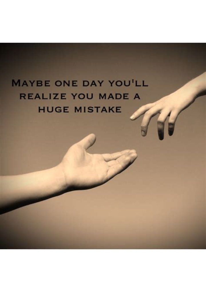 How do you make someone realize that you are hurt?