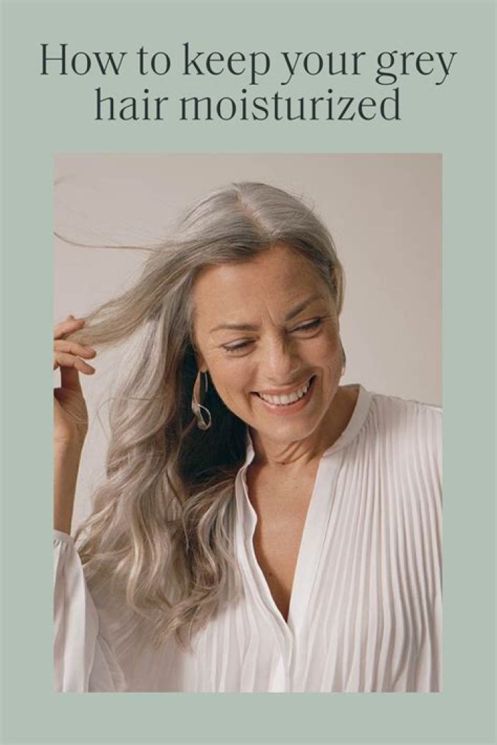 How do you moisturize dry gray hair?