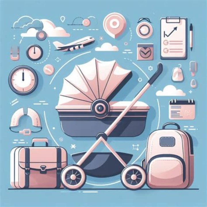 How do you pack a stroller for a flight?