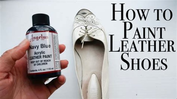 How do you permanently paint leather?