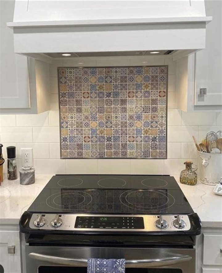 How do you protect a backsplash behind a stove?
