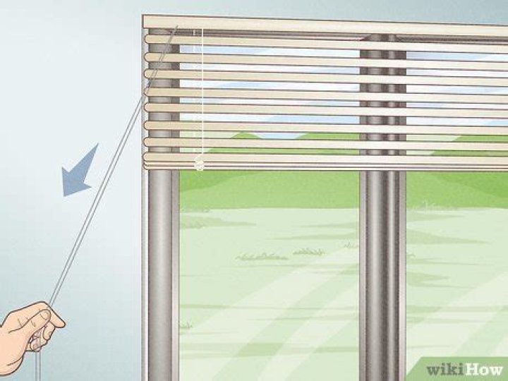 How do you raise and lower blinds without a string?