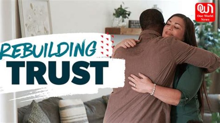 How do you rebuild trust with your ex?