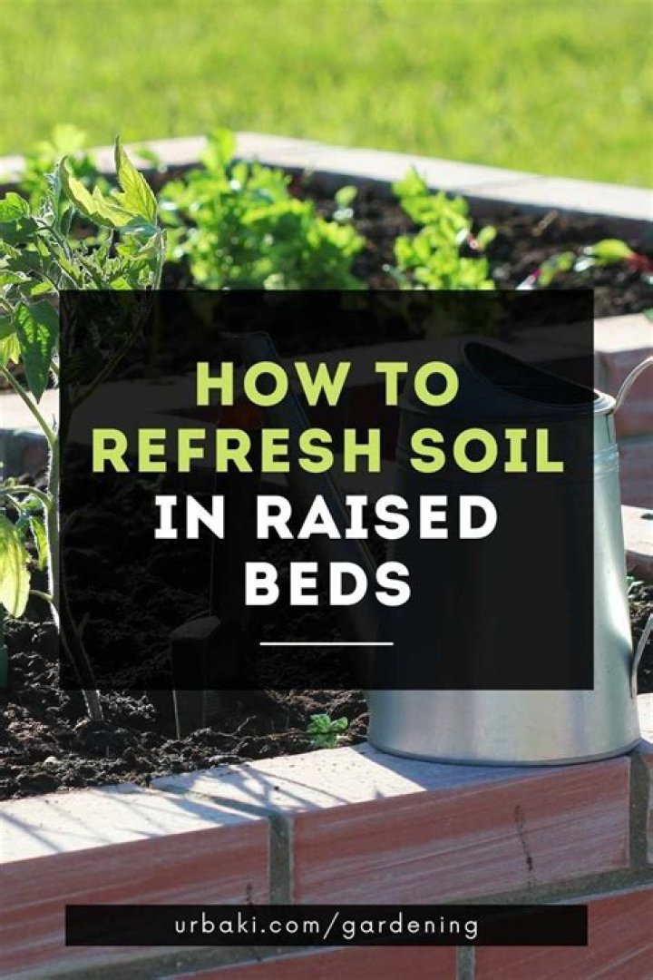 How do you refresh a garden bed?