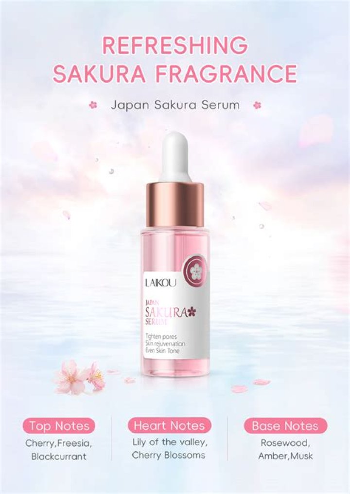 How do you use sakura serum and cream?