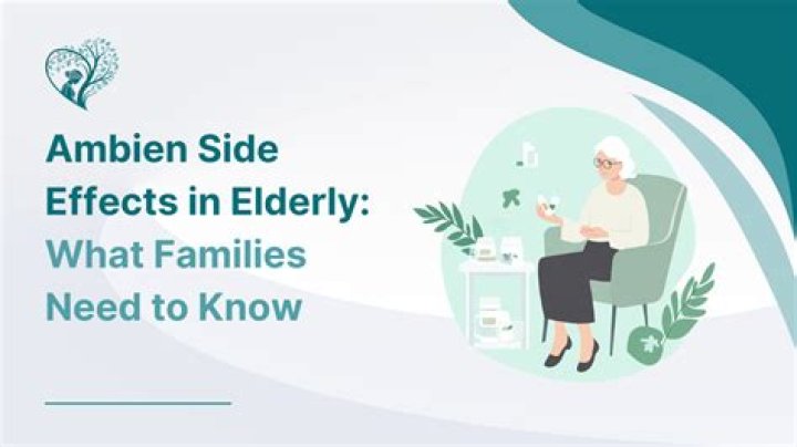 How does Ambien affect the elderly?
