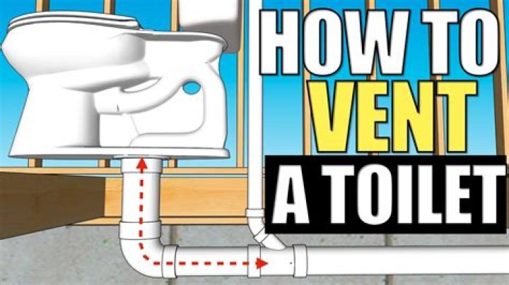 How far away can vent be from toilet?