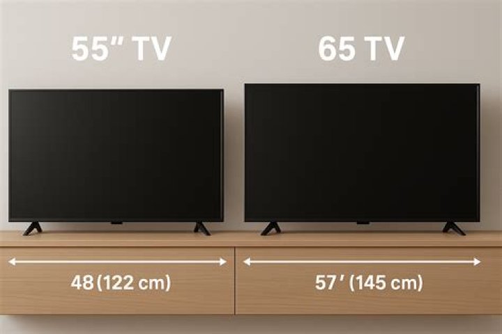 How far should you be from a 65 inch TV?