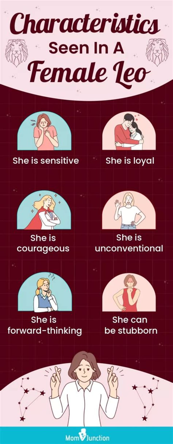 How is a Leo woman?