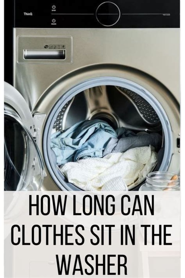 How long can clothes sit in water?