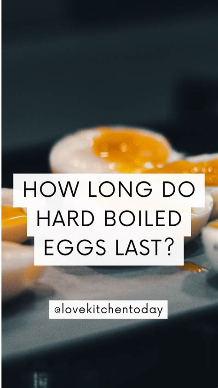 How long do hard-boiled eggs last?