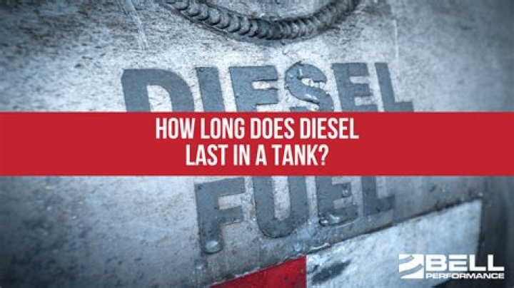 How long does diesel last in a tank?