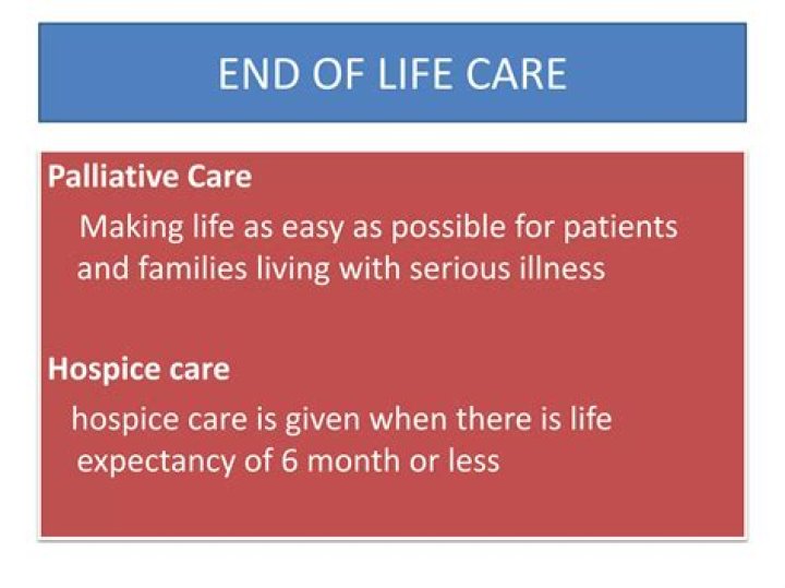 How long does end of life last?