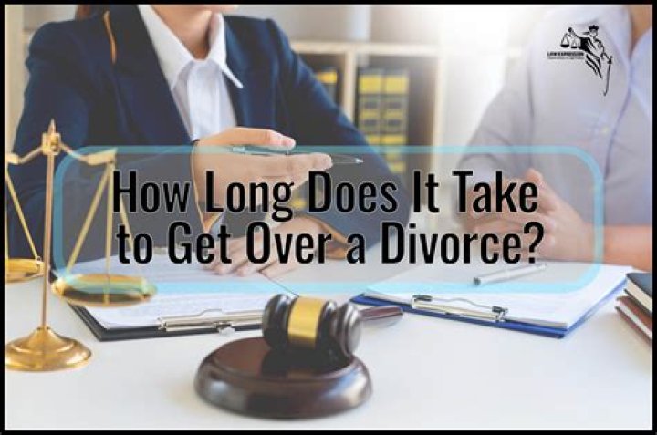 How long does it take for a woman to get over a divorce?