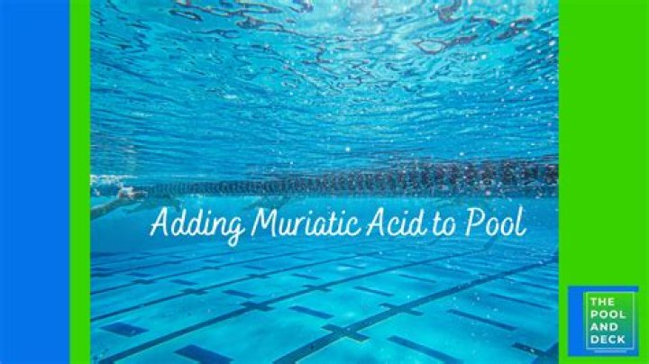 How long does it take for muriatic acid to work in a pool?