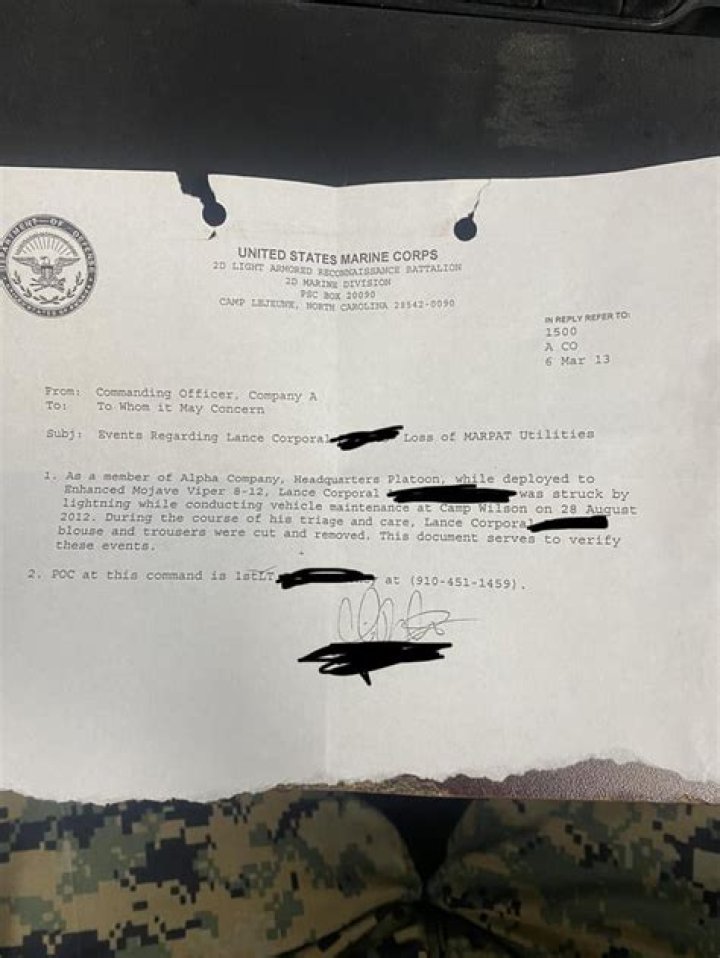 How long does it take to get your 5 day letter USMC?