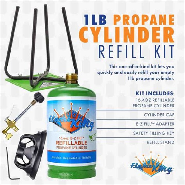 How long does it take to refill 1lb propane tank?