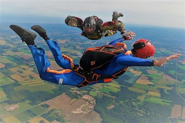How long is the drop when skydiving?