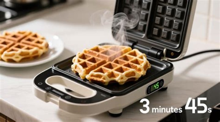 How long should waffles cook for?