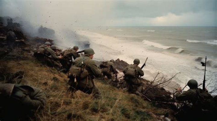 How many German soldiers were at Omaha Beach?