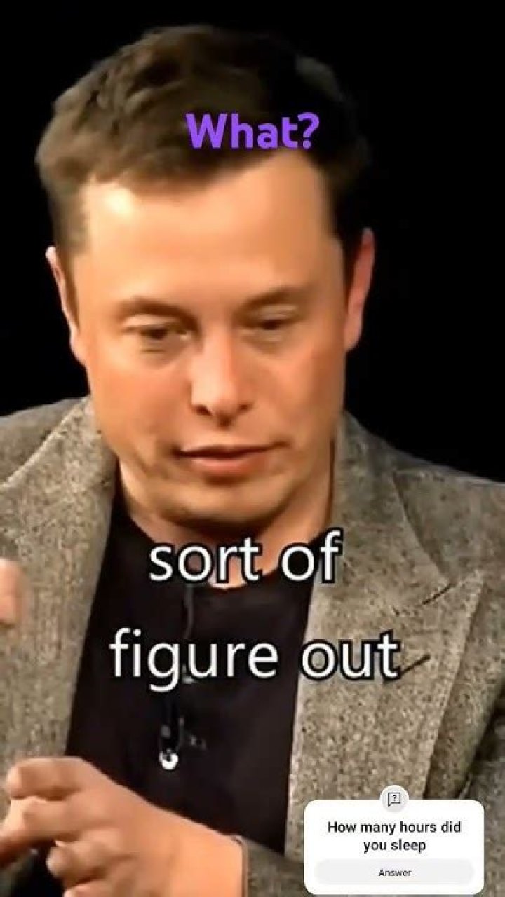 How many hours did Elon Musk sleep?