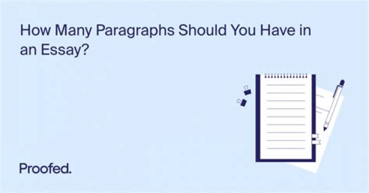 How many paragraphs should your essay possess?