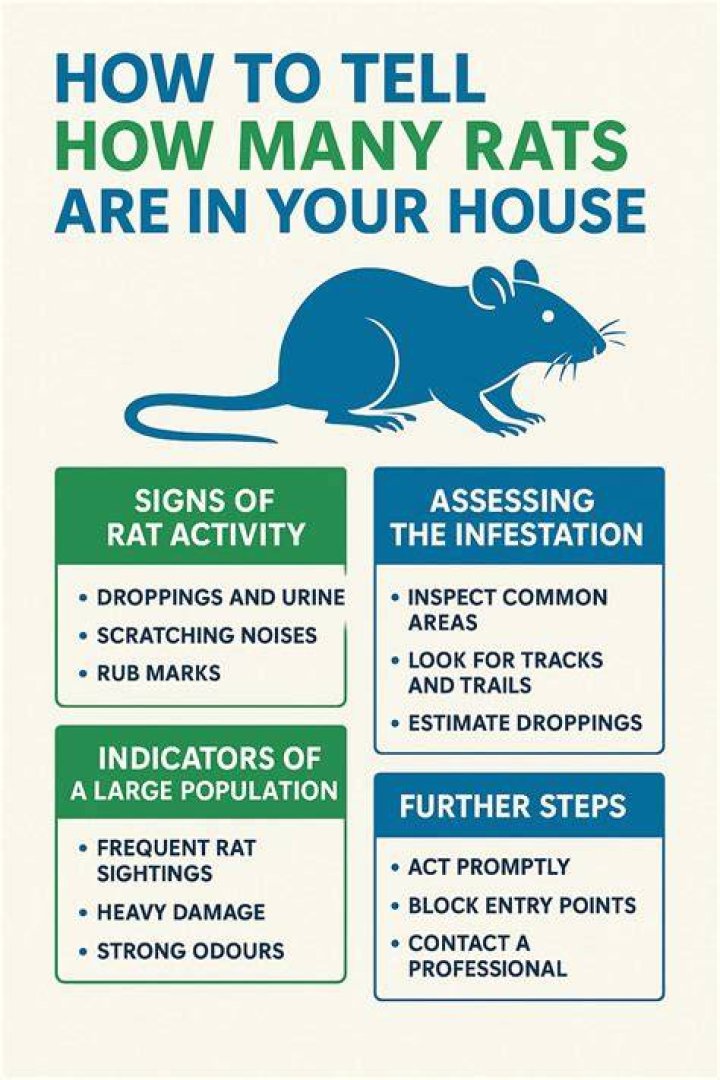 How many rats are usually in a nest?