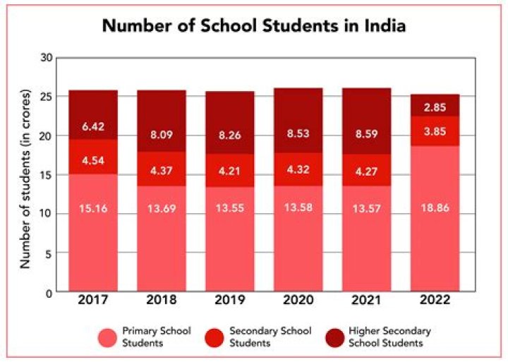 How many students are there in India?