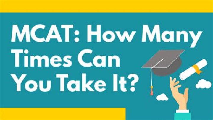 How many times can I take the MCAT?