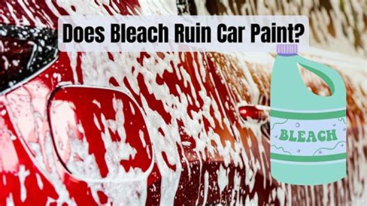How much bleach will ruin a car engine?