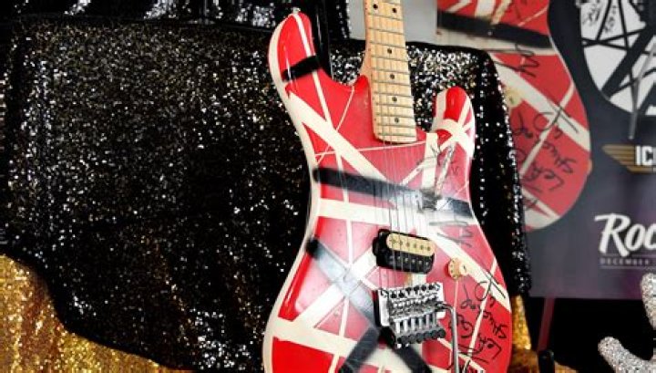 How much did Eddie Van Halen's guitar sell for?