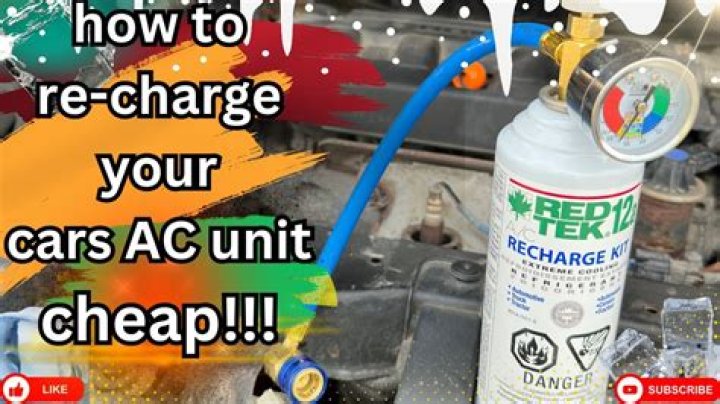 How much does it cost to recharge the AC in a car?