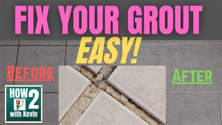 How much grout do you remove when Regrouting?