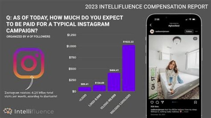How much influencers are paid?