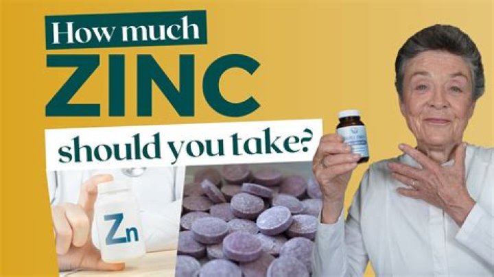 How much zinc should I take for ringing in the ears?