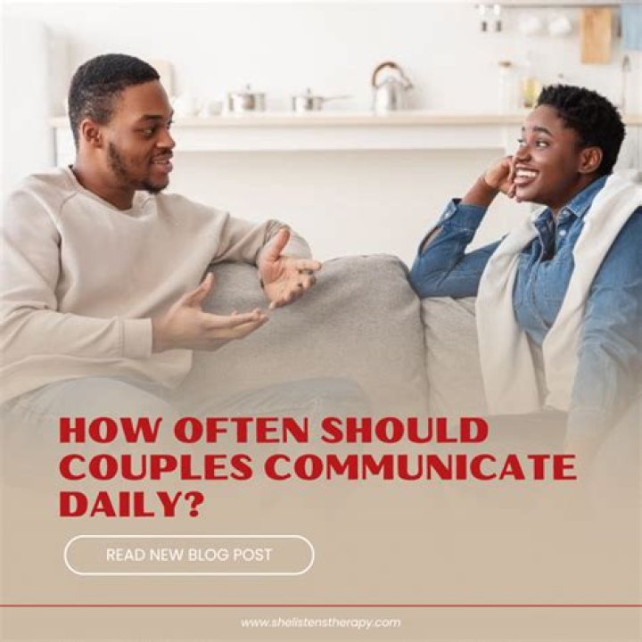 How often should couples communicate?