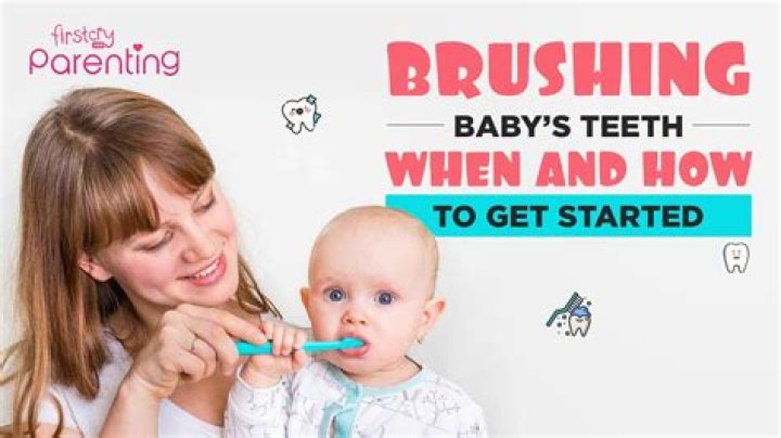 How often should you brush your baby's teeth?