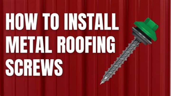 How often should you replace screws on a metal roof?