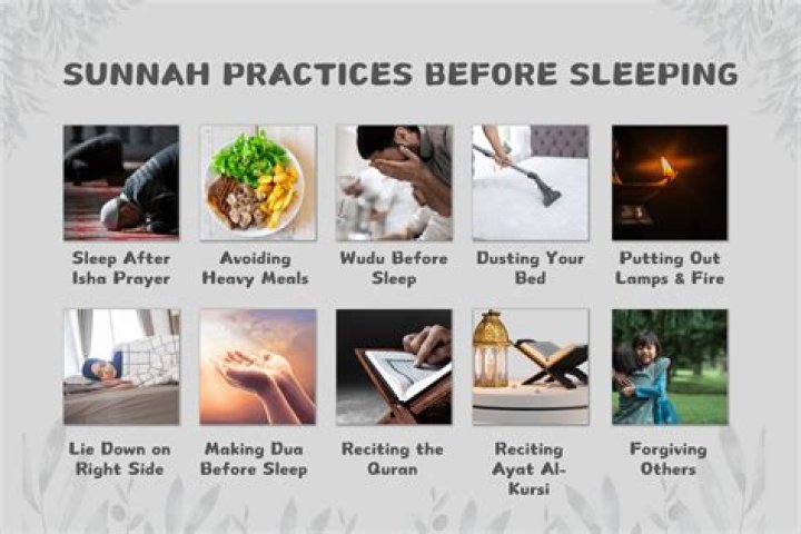 How should we sleep according to Islam?