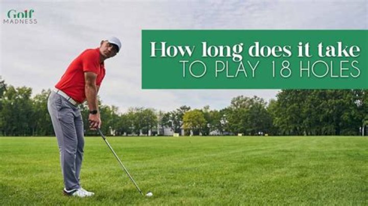 Is 18 holes of golf a good workout?