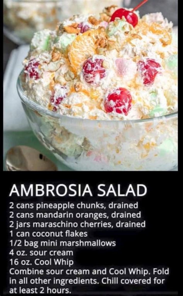 Is ambrosia a real food?