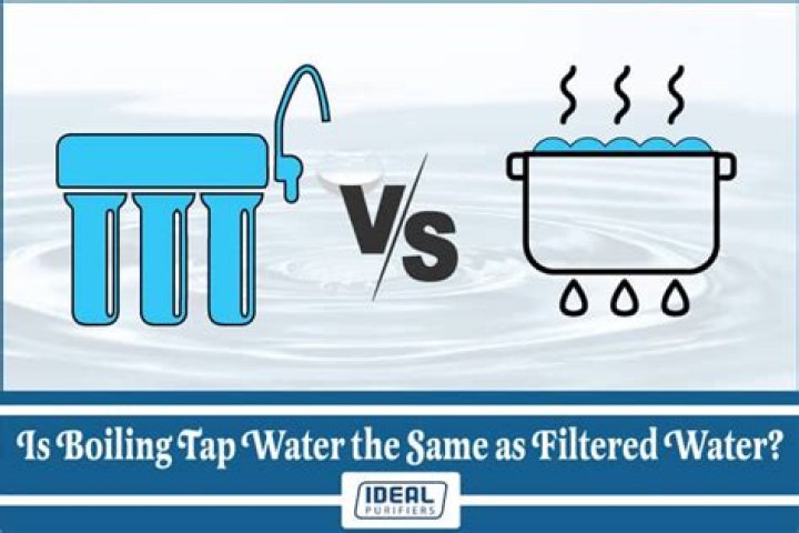 Is Boiling tap water the same as filtered water?