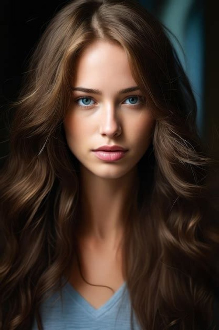 Is brown hair and blue eyes attractive?