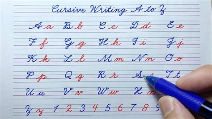 Is cursive rare?