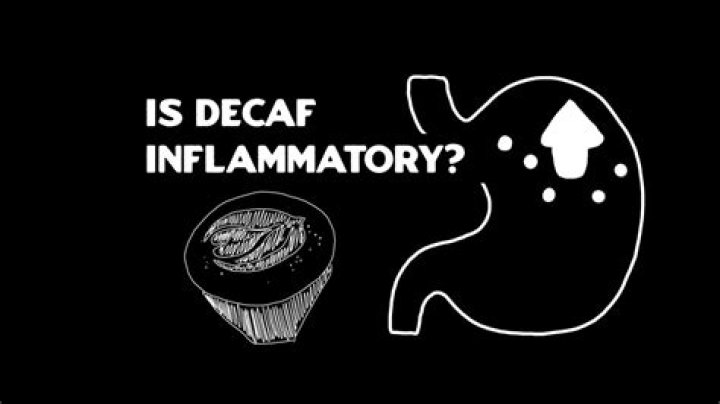 Is decaf coffee inflammatory?