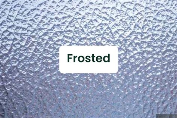 Is frosted glass transparent?