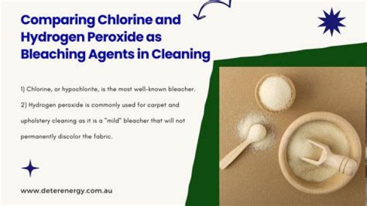Is hydrogen peroxide better than bleach?